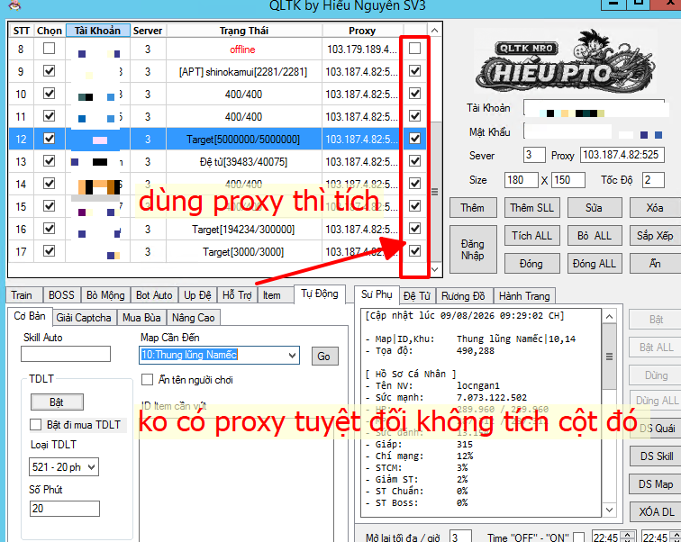 Dùng Proxy